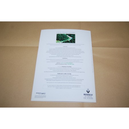 PROSPEKT BROCHURE DEPLIANT RENAULT 19 ITALIANO 3 PAG. 1996