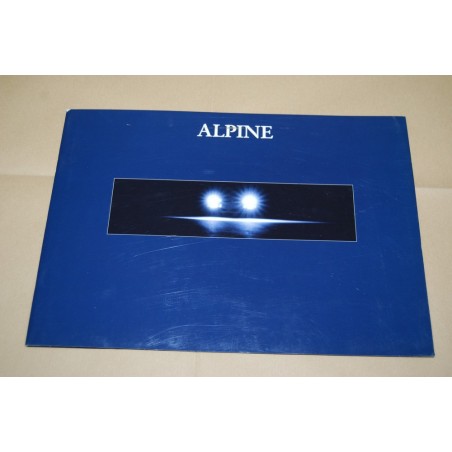 PROSPEKT BROCHURE DEPLIANT RENAULT ALPINE A610 ITA 10 PAG. + SUPP. TURBO 1992