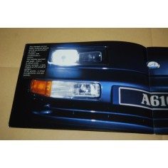PROSPEKT BROCHURE DEPLIANT RENAULT ALPINE A610 ITA 10 PAG. + SUPP. TURBO 1992 2