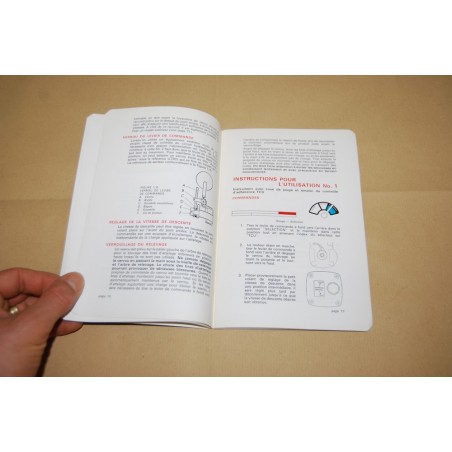 LIVRET D'INSTRUCTIONS ET D'ENTRETIEN DAVID BROWN 900 A & B SELECTAMATIC