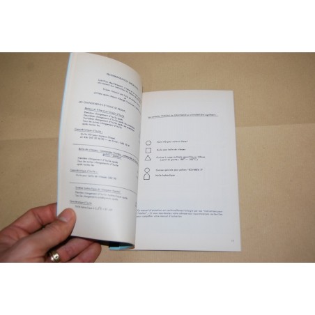 LIVRET D'INSTRUCTIONS ET D'ENTRETIEN HANOMAG K4 1045/61 F