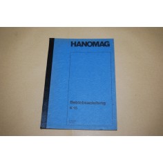 BETRIEBSANLEITUNG HANOMAG K16 1477/68 3° AUFLAGE