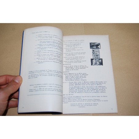 LIVRET D'INSTRUCTIONS ET D'ENTRETIEN HANOMAG K10 SERIE B 2me EDITION