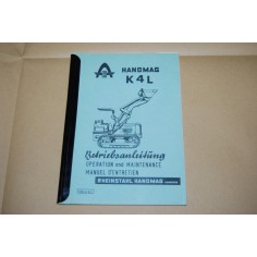 BETRIEBSANLEITUNG HANOMAG K4L 1084/62
