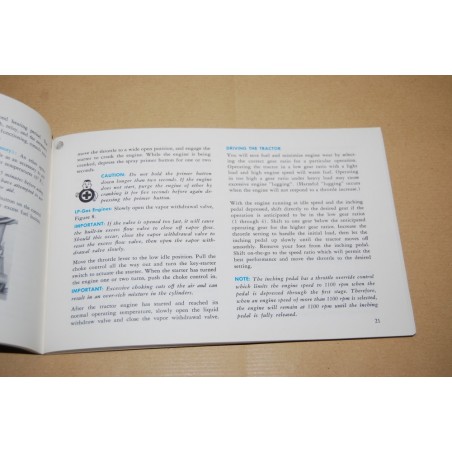 OPERATOR'S MANUAL FORD COMMANDER 6000 TRACTOR