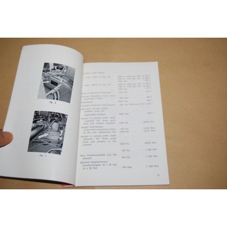 OPERATOR INSTRUCTION BOOK TRATTRICE LANDINI R 8000
