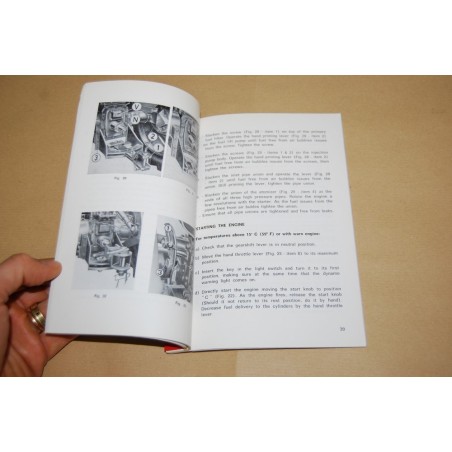 OPERATOR INSTRUCTION BOOK TRATTRICE LANDINI R 8000