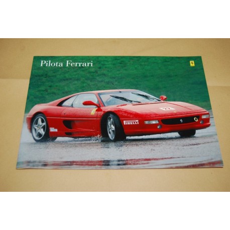 Brochure promozionale Pilota Ferrari - Corsi di guida veloce - Discreto