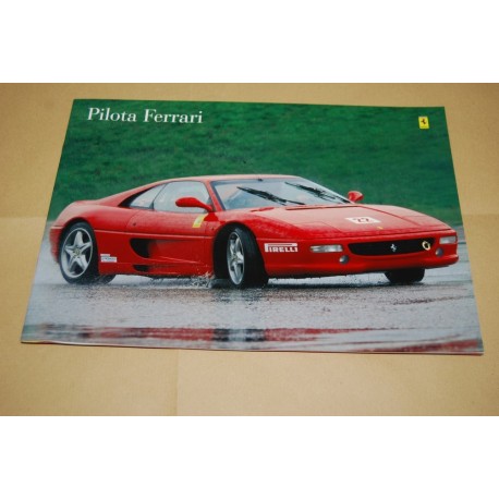 Brochure promozionale Pilota Ferrari - Corsi di pilota avanzato - Discreto