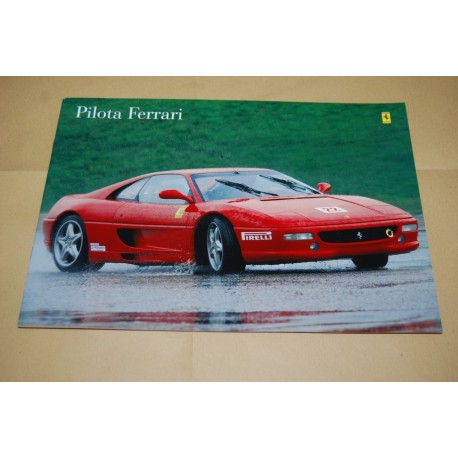 Brochure promozionale Pilota Ferrari - Corsi di guida veloce - Ottimo