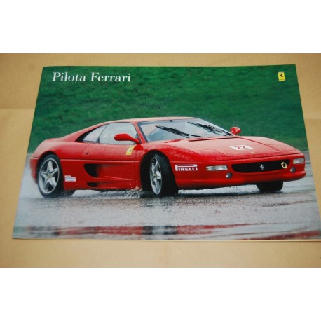 Brochure promozionale Pilota Ferrari - Corsi di pilota avanzato - Ottimo
