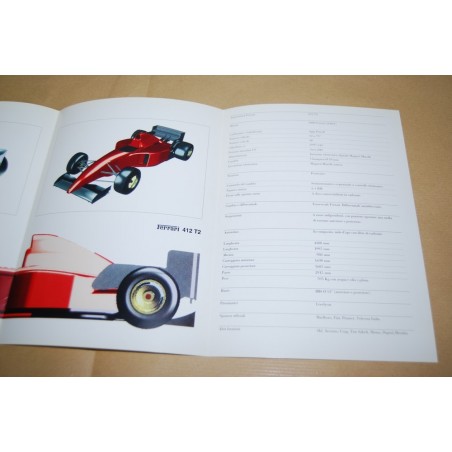 Pieghevole Ferrari 412 T2 scheda tecnica