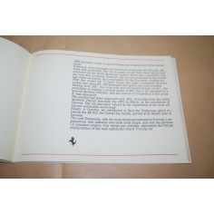 Ferrari cartella stampa gamma 1984 - English text 2