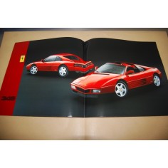 Prospekt brochure depliant Ferrari 348 - Poster 4 pagine 2