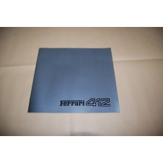Prospekt brochure depliant Ferrari 412 - lieve umidità