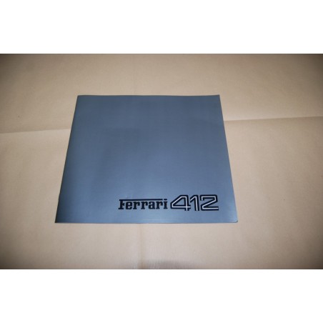 Prospekt brochure depliant Ferrari 412 - lieve umidità