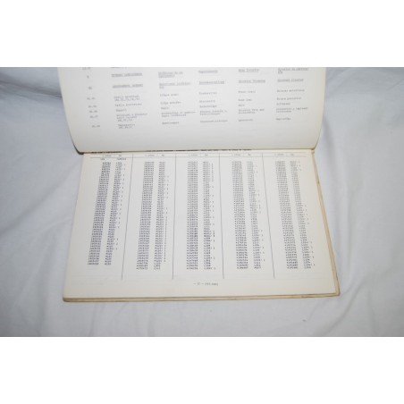 Fiat 128 Catalogo parti di ricambio carrozzeria 1° ed. 1969