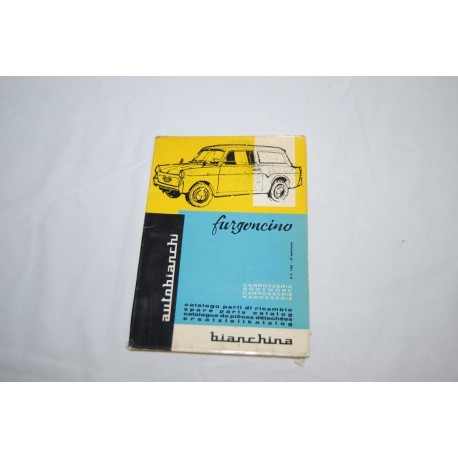 Autobianchi furgoncino catalogo parti di ricambio 1962 - buono