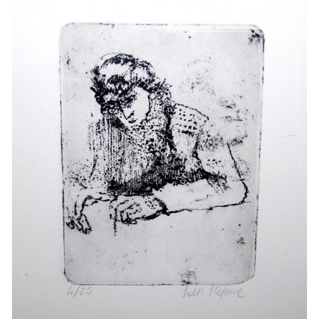 Acquaforte Stefania Salti 27x37 cm