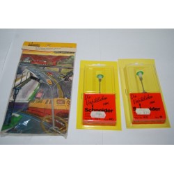 Schneider Cod: 20/2, 10/1 & 4/6 Lampione stradale 2 bracci, Scala H0