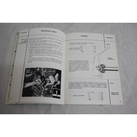 RISTAMPA - LIBRETTO USO MANUTENZIONE GIULIA SPRINT GTA 1965