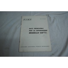 Fiat modello 128 sport coupè dati principali per le riparazioni 1971