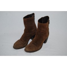 Stivaletto donna Rocco P. pelle scamosciata colore sigaro 37,5 usati 2