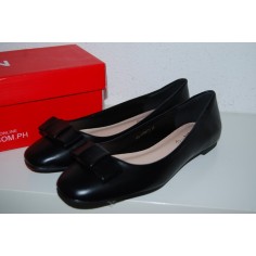 Scarpe donna ballerine nere con fiocchetto n° 38 nuove