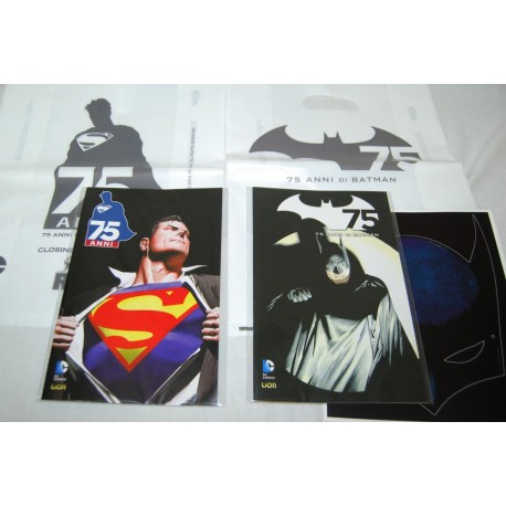 Coppia fumetti 75 ° anniversario Batman e Superman