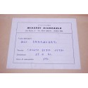 Quadro smalto su tela Minardi Giancarlo Russi