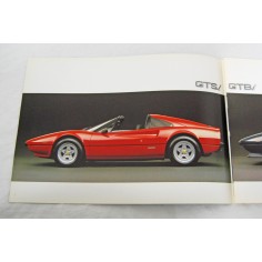 Prospekt brochure depliant Ferrari 308 4 valvole GTSi GTBi 3 pagine 2