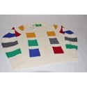 Benetton cardigan donna con tasche multicolor Tg 44 nuovo