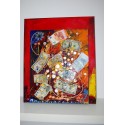 Quadro tecnica mista Il valore dell'Effimero Paula Mencarelli 60x50