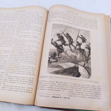 Libro Il valore italiano - Giovanni Ghione editore 1883