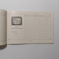 Catalogo Fabbrica Camicie Polsini e colli E. Maina Torino anni 20/30 2