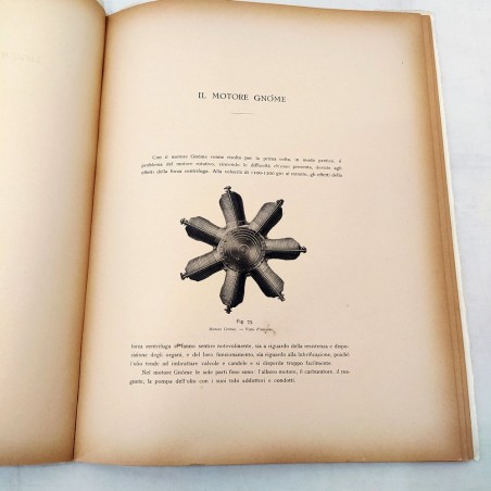 Libro L'Aeroplano e il suo motore - S. Lattes Torino 1916