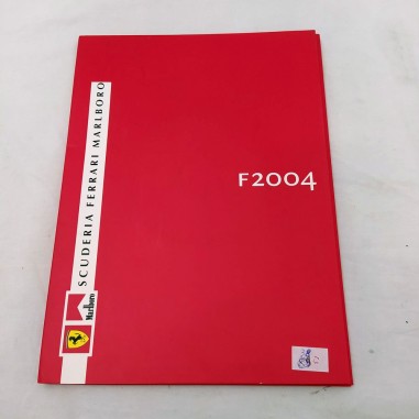 Cartella stampa Scuderia Ferrari Marlboro presentazione F2004 + DVD