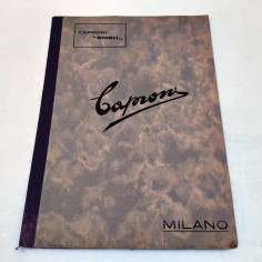 CAPRONI "GHIBLI" Brochure storica di presentazione auromobile 1937