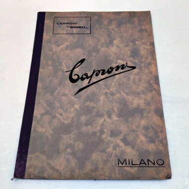 CAPRONI "GHIBLI" Brochure storica di presentazione auromobile 1937