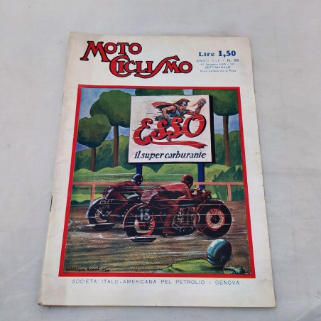 Rivista MOTOCLICLISMO n. 39 anno 1930 - ottimo