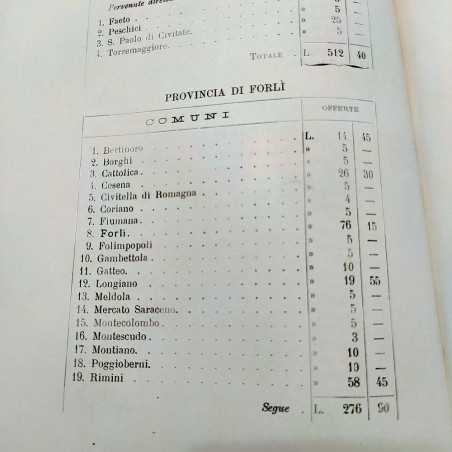Libro LA BANDIERA D'ONORE Offerta degli Italiani a TORINO nel 50° dello Statuto