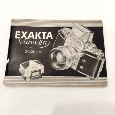 Libretto uso manutenzione macchina fotografica EXAKTA VAREX IIa 24x36 mm