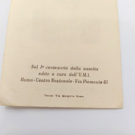 Santino di morte della REGINA MARGHERITA DI SAVOIA
