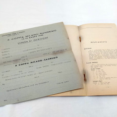 Libretto regolamento X COPPA MILANO SANREMO 1948 - Automobile CLUB di MILANO 2
