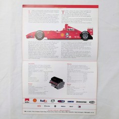 Pieghevole Formula 1 FERRARI F2001 - testi in due lingue 2