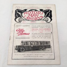 Rivista MOTORI AERO CICLI E SPORTS n. 46 anno 1934 XIII