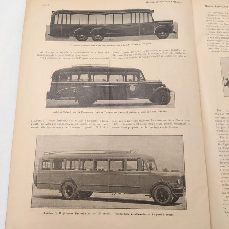Rivista MOTORI AERO CICLI E SPORTS n. 46 anno 1934 XIII