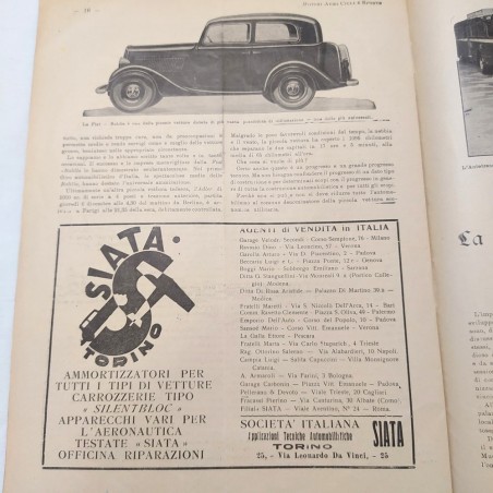 Rivista MOTORI AERO CICLI E SPORTS n. 46 anno 1934 XIII