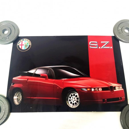 Manifesto originale ALFA ROMEO S.Z. 48x33 cm alcune pieghe