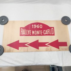 Manifesto originale Rallye MONTE CARLO 1960 80x39 cm